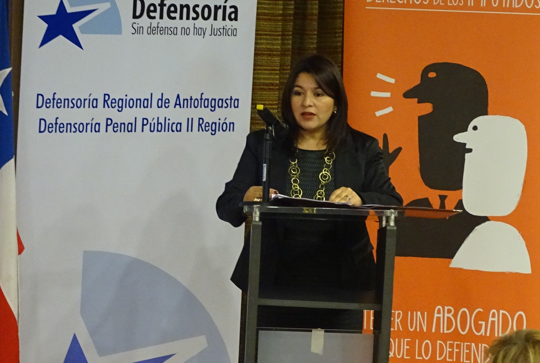 La Defensora Regional de Antofagasta rindió hoy su cuenta pública de gestión 2014.