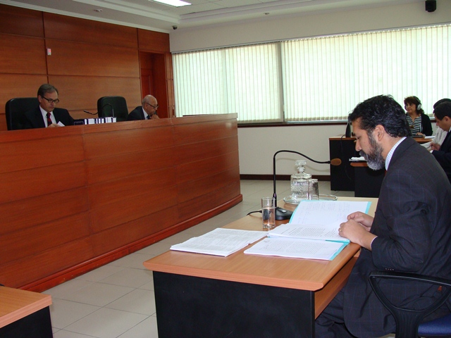 El defensor penal publico Christian Plaza alegó en la Corte de Apelaciones por este caso de Tocopilla.