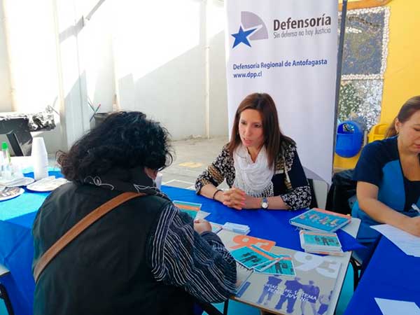 La psicóloga Golda Barrientos Bellone, de la Unidad de Defensa Penal Juvenil de la Defensoría de Antofagasta.