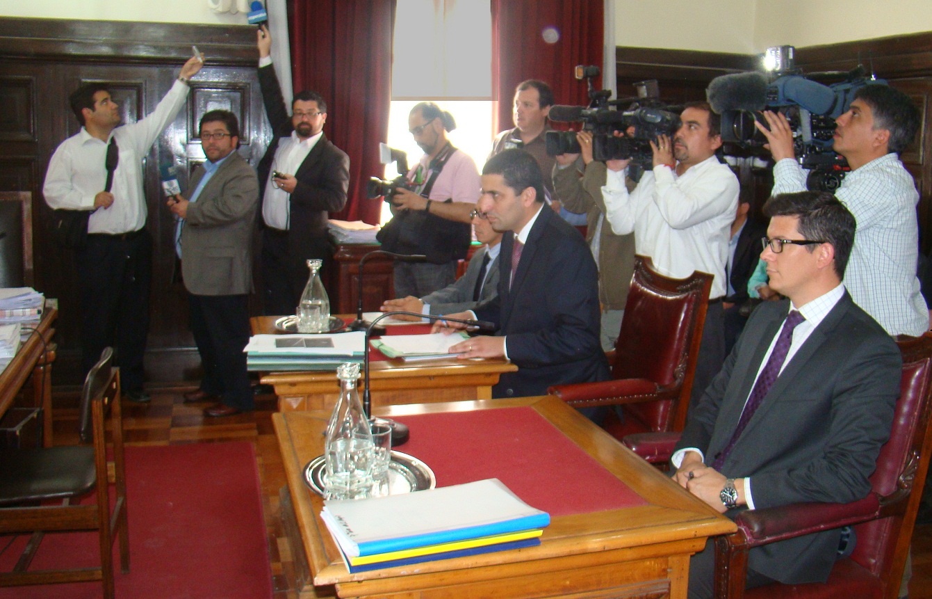 Octavio Sufán, abogado de la Unidad de Corte de la DRMN alegó ante la Corte de Apelaciones por apelación ante el rechazo de la prisión preventiva.