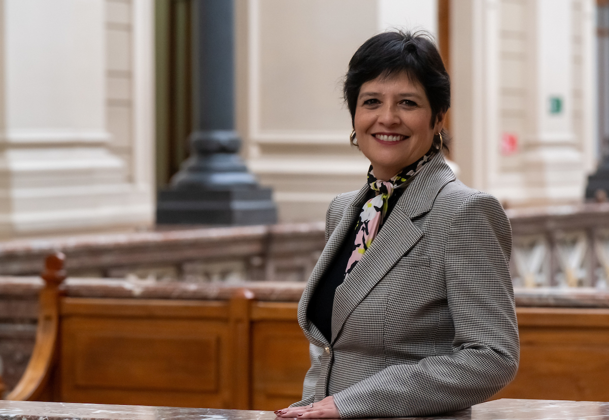 La Defensora Nacional, Ver&oacute;nica Vera Encina.