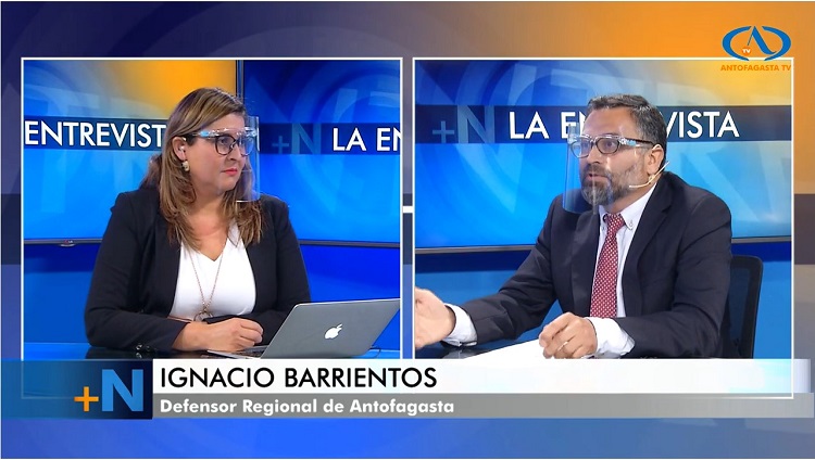 En "La Entrevista" de Antofagasta TV, el Defensor Regional explicó el rol de la Defensorí­a frente a diversos temas de contingencia.