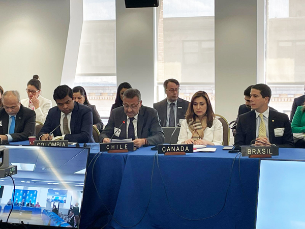 (Foto de archivo) El año pasado, el Defensor Nacional también expuso ante esta comisión de la OEA, pero en Washington (Estados Unidos).
