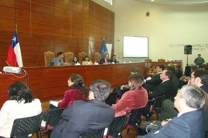 Pelayo Vial, jefe de Estudios del Biobío, representó a la Defensoría en este seminario del Poder Judicial.