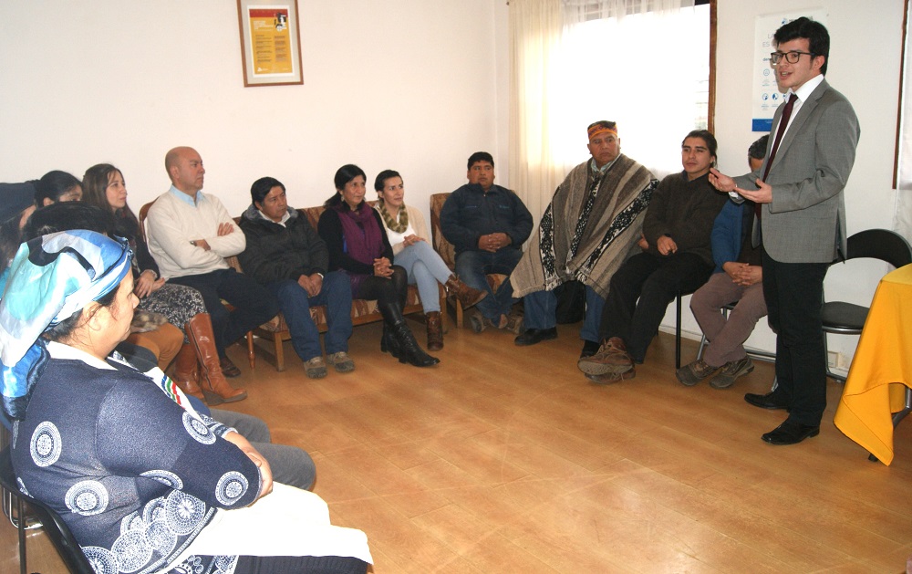 El defensor penal mapuche Eduardo Diaz reafirmó el compromiso de puertas abiertas de la institución hacia las comunidades.