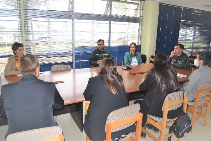 Durante la reunión, la Defensora Regional de Coquimbo presentó al nuevo equipo de defensa penitenciaria.