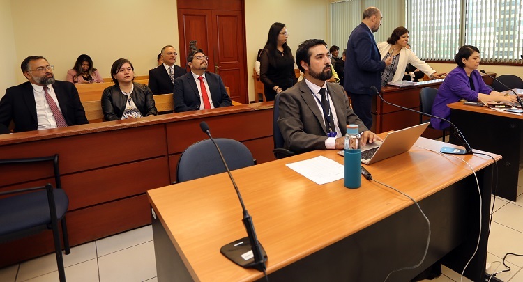El defensor juvenil de Antofagasta, Francisco Barahona intervino en la primera audiencia conforme Ley 21.517