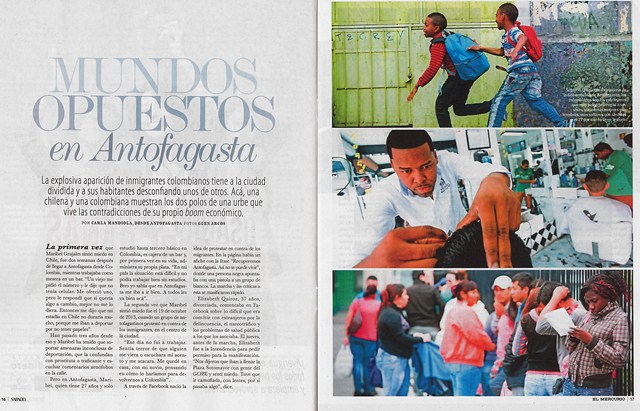 El reportaje de la revista Sabado de El Mercurio recogió la opionion de la Defensora Regional de Antofagasta.