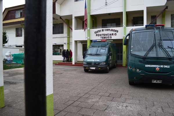 Centro Penitenciario de Temuco, donde actualmente se encuentran los cuatro internos involucrados en una riña en Pitrufquén