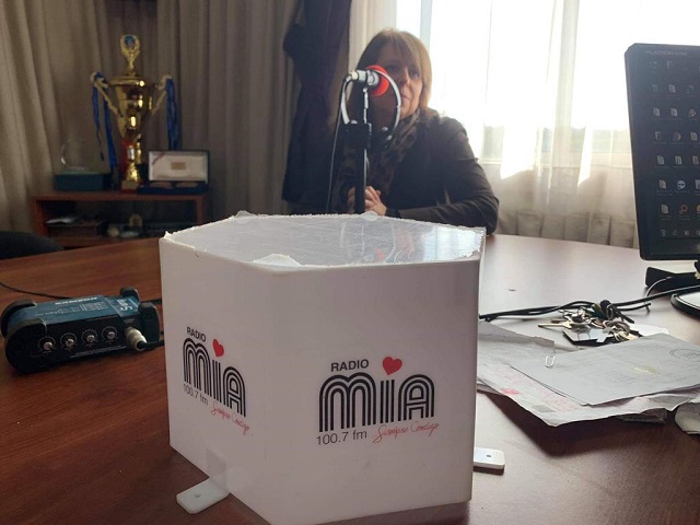 María Soledad Llorente en Radio "Mía" de Río Negro.