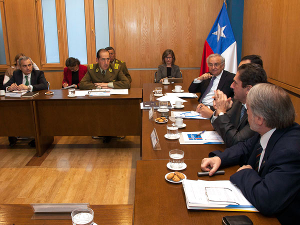 Una imagen de la reunión a la que asistieron ayer los integrantes de la Comisión Nacional de Coordinación del Sistema de Justicia Penal.