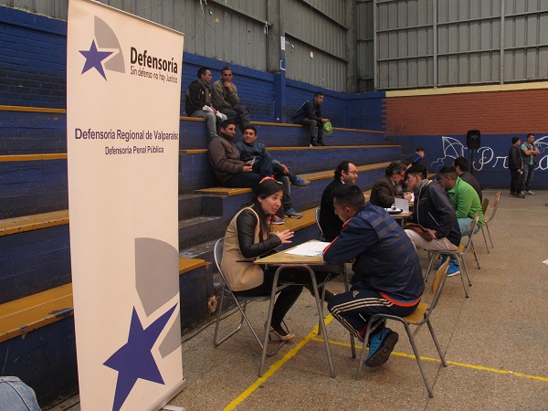 La primera visita de este año realizó el equipo de defensa penitenciaria de Valparaíso.