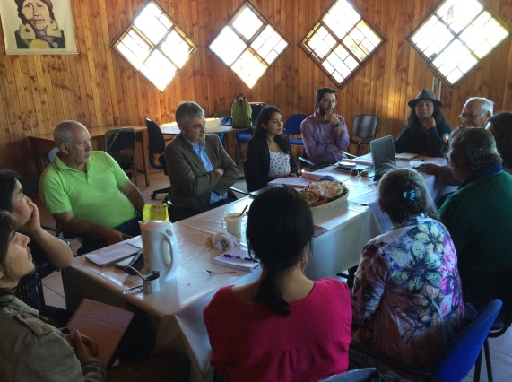 Apoyó el encuentro la mediadora intercultural Blanca Caniulen de la oficina de defensa penal mapuche 