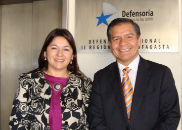 El intendente de Antofagasta vistió la Defensoría Regional y sostuvo una larga reunión con sus directivos