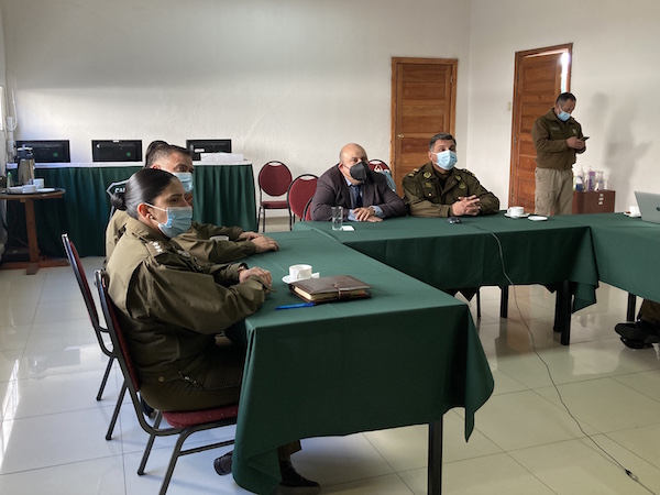 En la actividad participaron el Defensor Regional del Maule, el jefe de la VII Zona de Carabineros y las comisarías de Talca y Curicó.