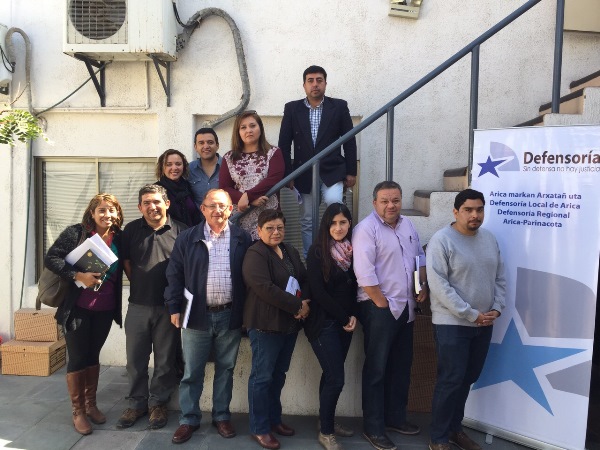 Los peritos asistentes sociales de Arica y Parinacota se capacitaron en la Defensoría Regional.