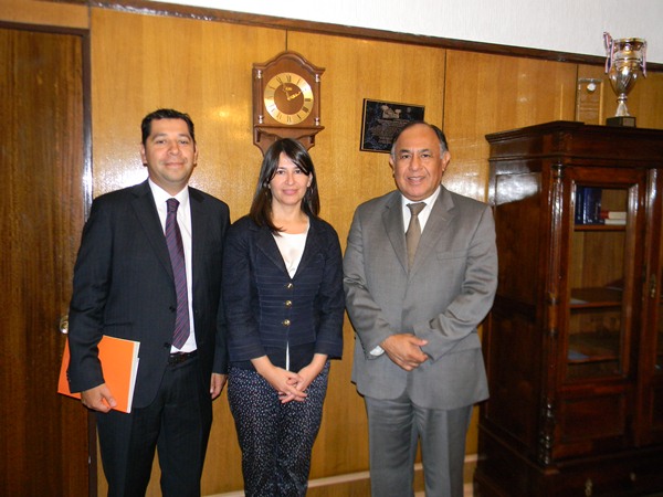 La Defensora Regional Metropolitana Sur se entrevistó con los presidentes de la Cortes de Apelaciones de Santiago y San Miguel (en la foto).
