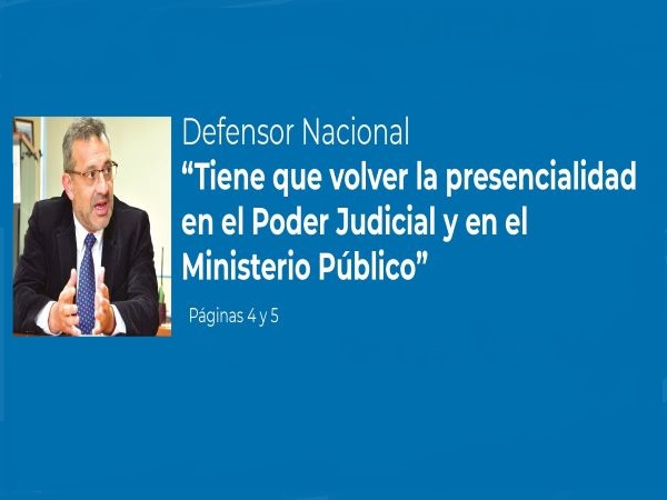 El Defensor Nacional fue entrevistado en Talca por el periodista Hernán Espinoza.
