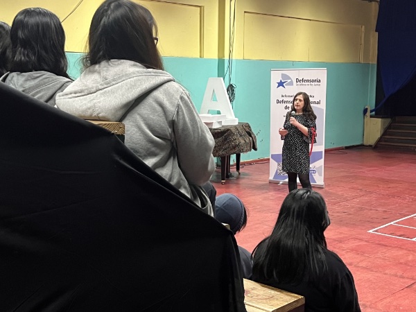 La actividad se realizó en el auditorio de la Escuela de Cultura de Puerto Montt.