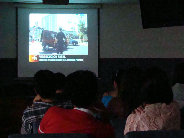 Tras la emisión del documental de Enrique Pineyro, los estudiantes antofagastinos sostuvieron un intenso debate jurídico.