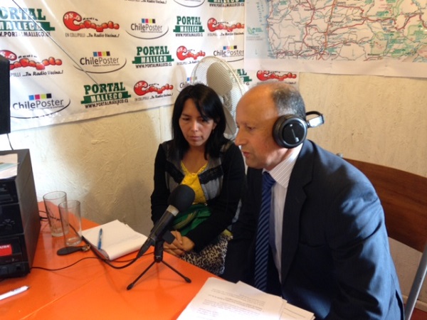 En coloquial entrevista en Radio Portal Malleco, la facilitadora Rosa Huenchumilla y el defensor público Ricardo Cáceres.