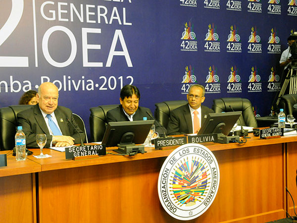 Una imagen del 42° período de sesiones ordinarias de la OEA (crédito: Patricia Leiva / OAS).