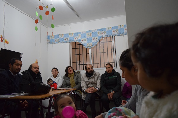 El ameno dialogo participativo con mujeres privadas de libertad con hijos lactantes se desarrolló en el CPF de Talca.