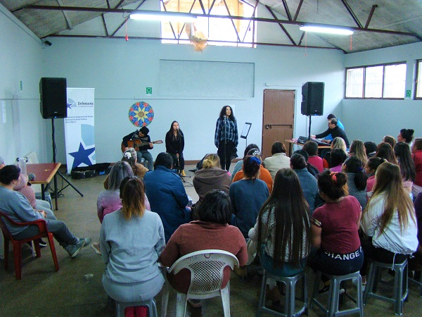 En total, 40 mujeres privadas de libertad participaron en la presentación de “Cochabamba ya tiene mar".