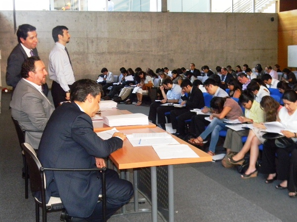 Abogados rindieron prueba habilitante para ejercer como defensor licitado penal y penitenciario