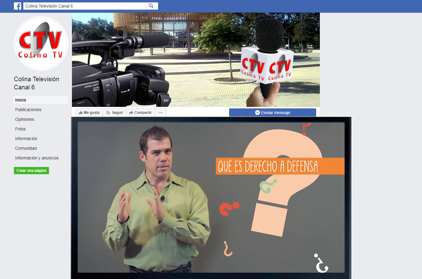 Colina TV está emitiendo 8 videos educativos sobre el proceso penal elaborados por la DPP y conducidos por al actor y abogado Álvaro Escobar.