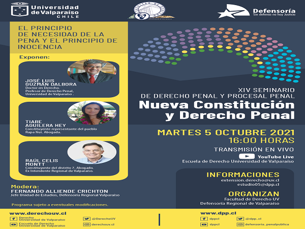 Expondrán los constituyentes Tiare Aguilera y Raúl Celis, junto al académico José Luis Guzmán.