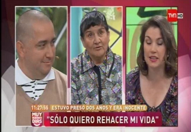 La historia de Samuel López y su madre conmovieron a los conductores del programa "Muy buenos días", de TVN.