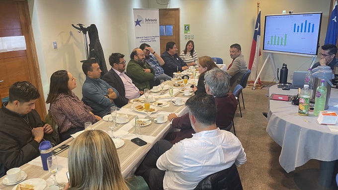 Triada directiva regional compartió un desayuno informativo con los operadores de los medios de comunicación en Magallanes