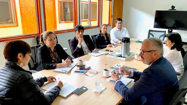 Directivos de la Defensoría de Atacama se reunieron con el equipo del INDH en Copiapó. 