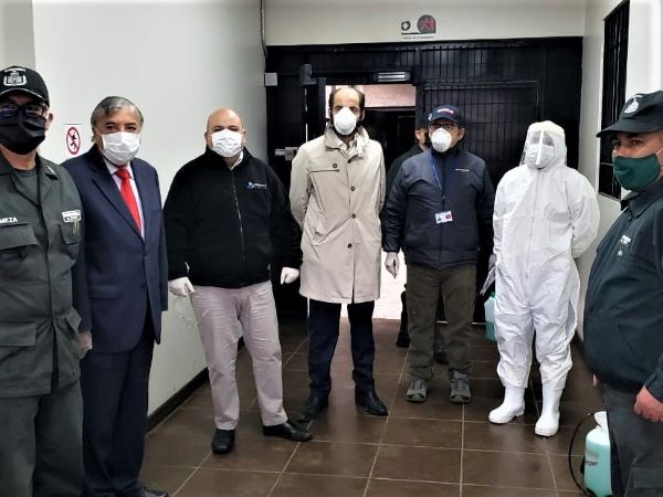 Las autoridades regionales de justicia estuvieron en abril pasado en el CCP de Molina, en un operativo de defensa y salud.