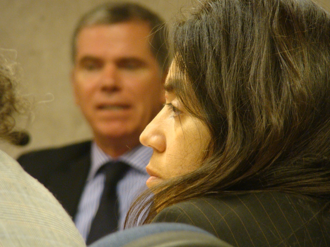 Las defesoras públicas Marcela Araya y y Carla Saavedra (juvenil) contra interrogaron al ex ministro Felipe Bulnes.