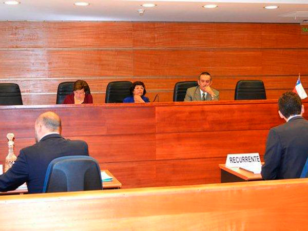 El abogado Marcelo Pizarro, de la Defensoría Regional de La Araucanía, durante los alegatos en la Corte de Apelaciones.
