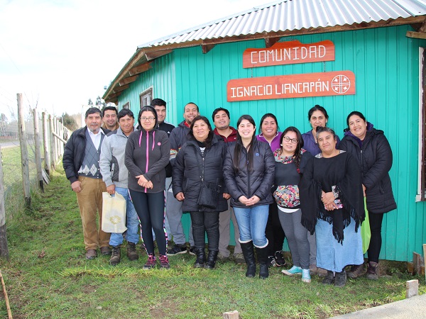 Parte de la comunidad, cuyos miembros participaron activamente en el diálogo con la Defensoría Penal Mapuche en Cañete. 