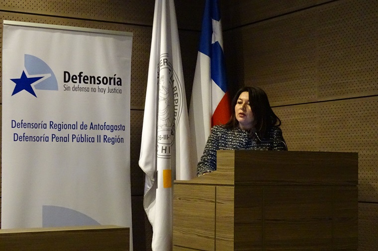 La Defensora Regional de Antofagasta, Loreto Flores, expuso su balance de gestión 2016.