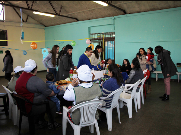 Los menores y sus madres  vivieron una grata jornada informativa y recreativa en el complejo penitenciario de Concepción. 
