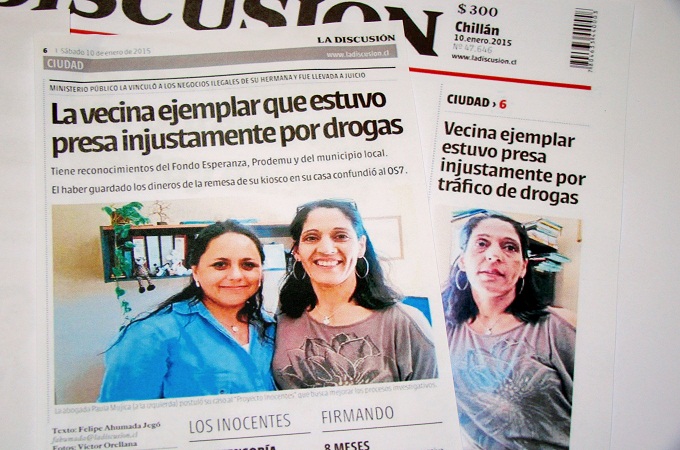 Maribel Sánchez soportó tres meses en prisión preventiva y trece de proceso hasta que se ratificó su inocencia. 