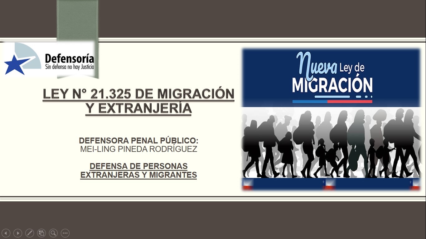 La Unidad de Derechos Humanos de Gendarmería y la Defensoría Regional de Antofagasta coordinaron la capacitación sobre la Ley de Migración.
