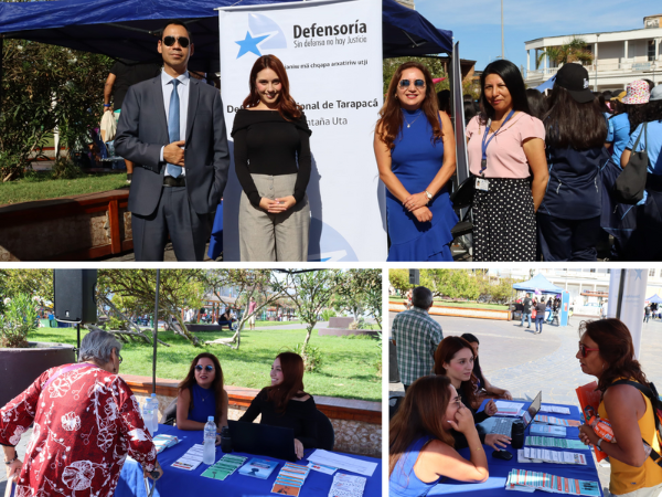 El equipo en terreno resolvi&oacute; dudas y entreg&oacute; orientaci&oacute;n jur&iacute;dica a los asistentes a la actividad.