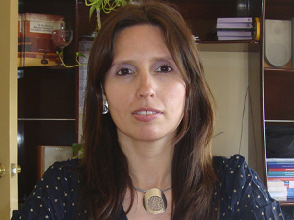 La psicóloga Golda Barrientos trabaja en la Unidad de Apoyo a la Defensa Penal Juvenil de Antofagasta.