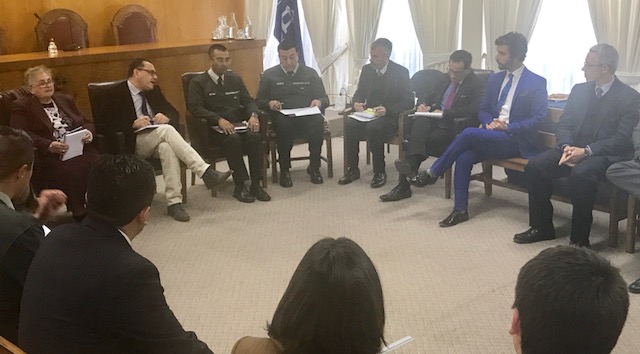 El Defensor Regional y el jefe de Estudios de Atacama particparon en la reunión interinstitucional sobre seguridad en los tribunales regionales.