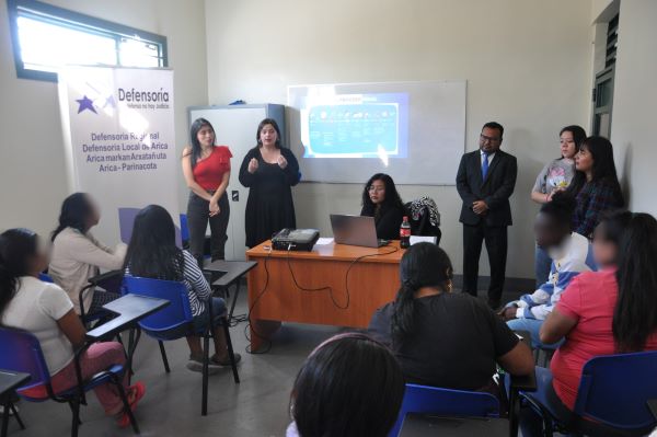 Las internas participaron activamente en la jornada, gestionada por el equipo especializado.