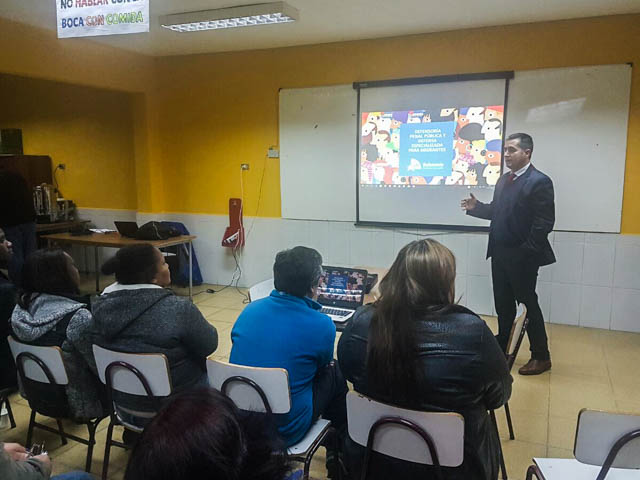 La actividad de difusión se realizó en la Escuela "Eulogia Bórquez" de Quellón