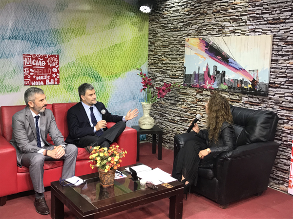 El Defensor Nacional, Andrés Mahnke, junto al Defensor Regional de Atacama, Raúl Palma, entrevistados en vivo para toda la región.