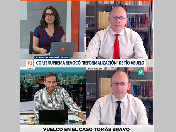 El Defensor Regional, Osvaldo Pizarro, dio cuenta de los alcances de este fallo unánime de la Corte Suprema en distintos medios de comunicación 