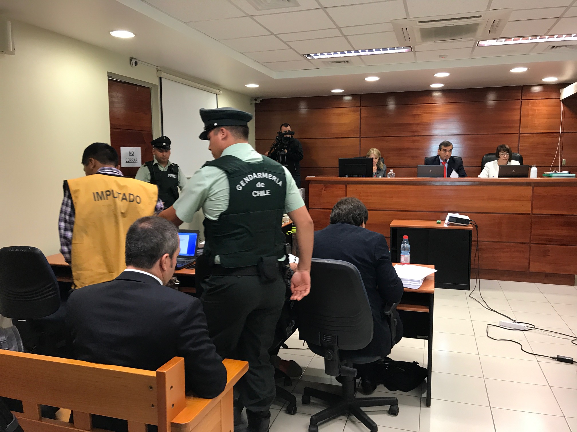 Juan Carlos Quispe comenzó a declarar frente al Tribunal Oral de Arica
